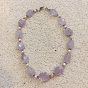 Lilac Stone Necklace